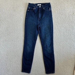 Lovers & Friends Mason High-Rise Jeans Womens 24 in Firenze High‎ Waist USA Made